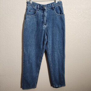 Woolrich Jeans Womens 10 Dark Denim Fleece Lined High Rise Straight Winter Pants